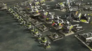 USA MARP + ICBM vs 7 USA Super - Command & Conquer Generals Contra X Beta
