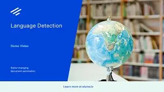 Aluma Demos: Language Detection