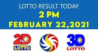 PCSO Lotto Result Today February 22,2021 2PM | 2D | 3D | swer2  | swertres | 4D | 6/45 | 6/55