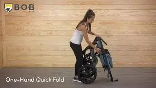 how to fold Bob Alterrain Jogging Stroller