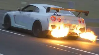 R35 GT-R NURBURGRING INVASION! Flames, JUMPS, Pops & MORE!