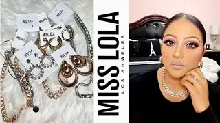 MISS LOLA LOS ANGELES JEWELRY TRY ON HAUL | NATASHAA ISLAM