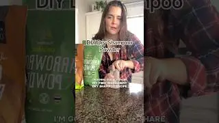 Easiest dry shampoo powder you&rsquo;ll ever make. 💚💆🏻&zwj;♀️ #diyideas #diybeautytips #nontoxicliving