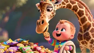 Baby and Giraffe Picnic 🧺🦒 | Fun Learning Video for Kids | Preschool Friendship Story