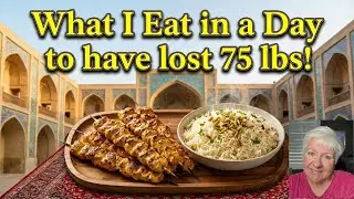 Lost 75+ Pounds at 66 | What I Eat in a Day Series #loseweight #weightloss #persiancuisine #over60