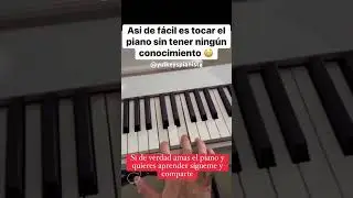 Aprende en 1 minuto salsa 🎹😱 #salsa #piano #aprendepianodesdecero #clasesdem&uacute;sica #pianocover