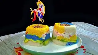 Prepara con nosotros un pastel de sushi, inspirado en Sailor Moon. 💙🩷💛
