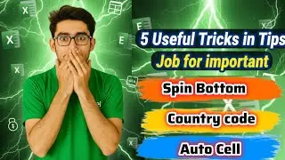 5 Best Excel Tricks You Must Know | Spin Button, Negative to Positive, Auto Space & More