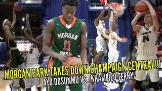 Ayo Dosunmu and Morgan Park vs. Tim Finke and Champaign Central | Raw Highlights