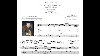 Bach J.S.: Trio super Choral O  Gott, du frommer Gott &agrave; 2 Clav. et Pedal - BWV Anh. i.V.