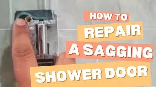 Frameless Shower Door Sagging Repair