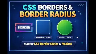 CSS Borders and Border Radius Explained | Border Styles, Width, Color & Rounded Corners