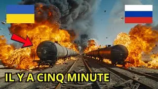 L'Ukraine a pos&eacute; des mines sur les voies ferr&eacute;es, a fait d&eacute;railler un train russe, l'a fait sauter