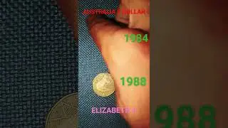 AUSTRALIA 1 DOLLAR.1984-1988#oldCoins#Australiadollars#dollars#queencoins#viralvideo#shortvideo