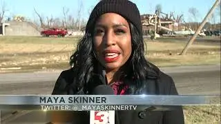 Local coverage of the Mayfield Tornado damage