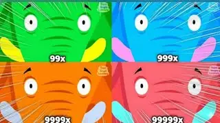 Super simple song Elephant in clock | 9999999X | #catoon #999999xspeed #viral #supersimplesongs 