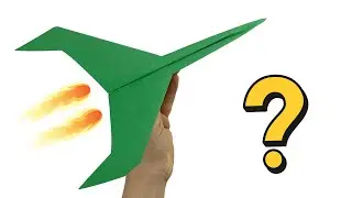 Сделайте свой собственный бумажный самолётик ✈️ | Быстро и круто!