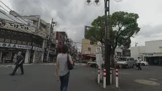 4K A walk around Yako Station in Yokohama