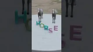 Horse - Table ABC - Kids ABC Learning