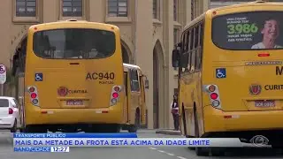 Mais da metade da frota de ônibus de Curitiba está fora da idade limite