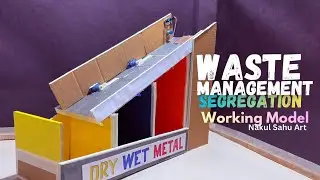 waste segregation project using arduino #science project dry wet metal sagrigation