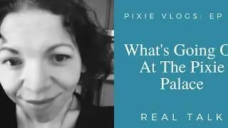 Pix Vlogs:  Ep  4 | What's Going On At The Pixie Palace
