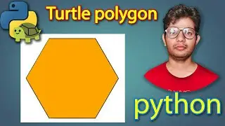 Python | Turtle | Draw polygon tutorial