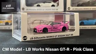 CM Model -  LBWK Nissan GT-R R35 Pink Class