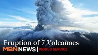 Simultaneous Eruption of 7 Volcanoes in Kamchatka - Ash Column Reaches 9km