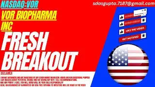 FRESH BREAKOUT : VOR STOCK ANALYSIS | VOR BIOPHARMA INC STOCK