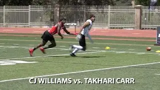Rivals Camp Los Angeles | WR vs. DB 1on1s
