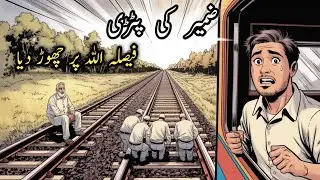 &ldquo;Train Ki Patri Par Zindagi Ka Imtehan | Allah Par Bharosa | Emotional Islamic Kahani&rdquo;