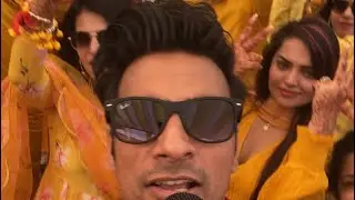 Haldi ceremony hosted by Anchor Amit Auumkaar