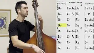 If I Should Lose You &ndash; Double Bass Backing Track (No Accompaniment)