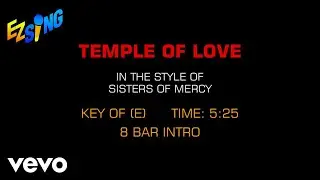 Sisters Of Mercy - Temple Of Love (Karaoke EZ Sing)