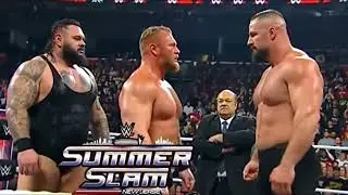 Brock Lesnar Confronts Bron Breakker & Bronson Reed To Have A Match At WWE SummerSlam (2025) 😈🧨💥