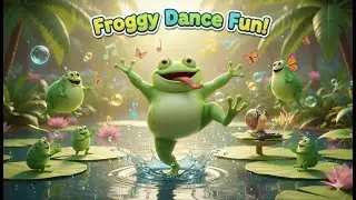 Tappu the Dancing Frog! | टप्पू मेंढक का डांस 🎵 | Fun Hindi Kids Rhyme | MuffinMoon TV
