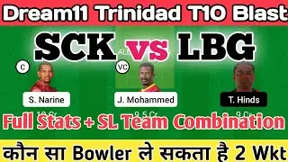 SCK vs LBG Dream11 Team Prediction | SCK vs LBG Today Dream11 Team | SCK vs LBG T10 Match Analysis