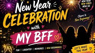 New year celebration 🎉🎇 2026with my childhood friend 