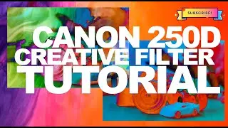 Best Canon 250d creative filter tutorial