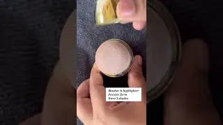 Leakme face sheer highlighter powder review #shortstrending #highlightercomeblusher #lakmefacesheer