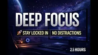 Deep Focus Music for Studying & Deep Work (2.5 Hours)