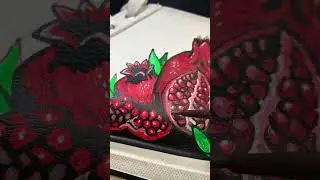 есть или выплевывать? #гранат#рисунок#кастом#paint#garnet#