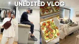 1 HOUR UNEDITED VLOG: zane sprains his ankle, canceling our trip & veggie flatbreads