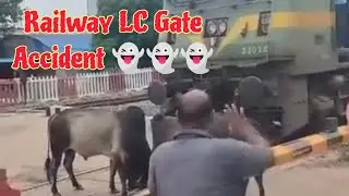 A Cause of Railway LC gate Accident 😭😭 @RailwayTechnical