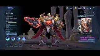Atlas new skin Rune Sentinel #MobileLegends #ranked #mvp #newskin #RuneSentinel #Atlas