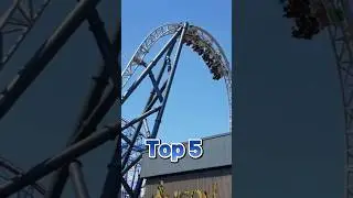 Top 5 rides at Blackpool Pleasure Beach #blackpool
