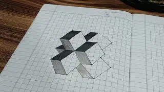 Unbelievable 3D Box Drawing ✏️ | Realistic Optical Illusion Art