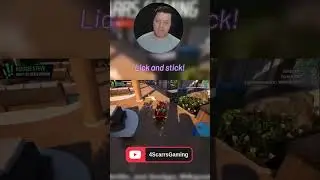 Lick and stick baby! #shorts #videogames #GamingScarrmy #funny #gamer #gamers #goatsimulator3