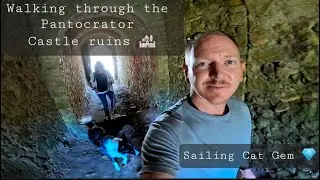 4. Walking through the Pantocrator Castle Ruins in Preveza, Greece | Sailing Cat Gem